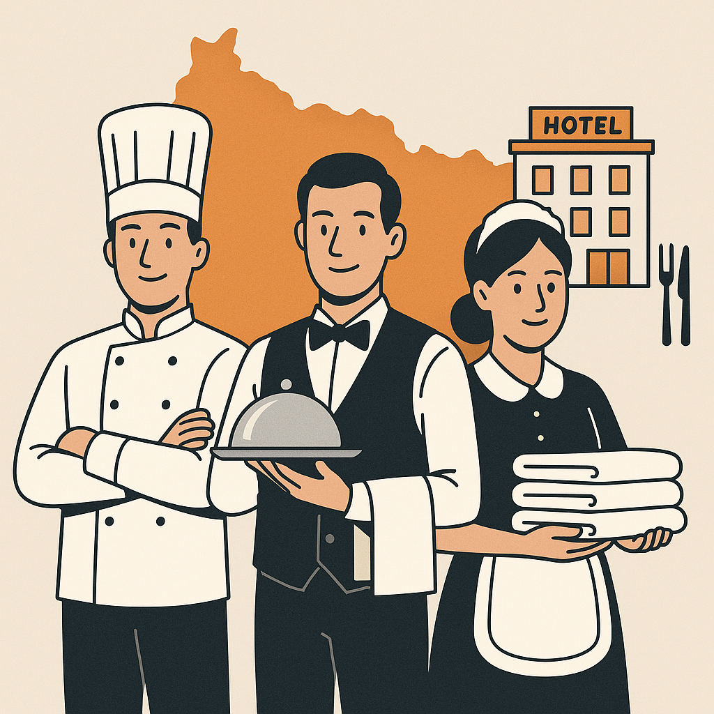 Les métiers de l'hôtellerie-restauration dans le Grand Est